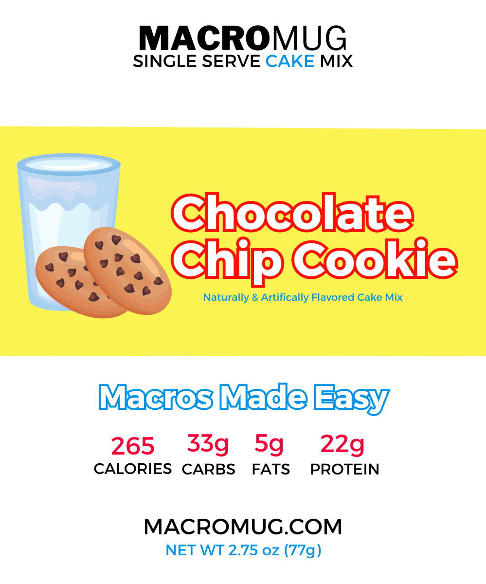 Chocolate Chip Cookie MEGA MacroMug (22g protein)