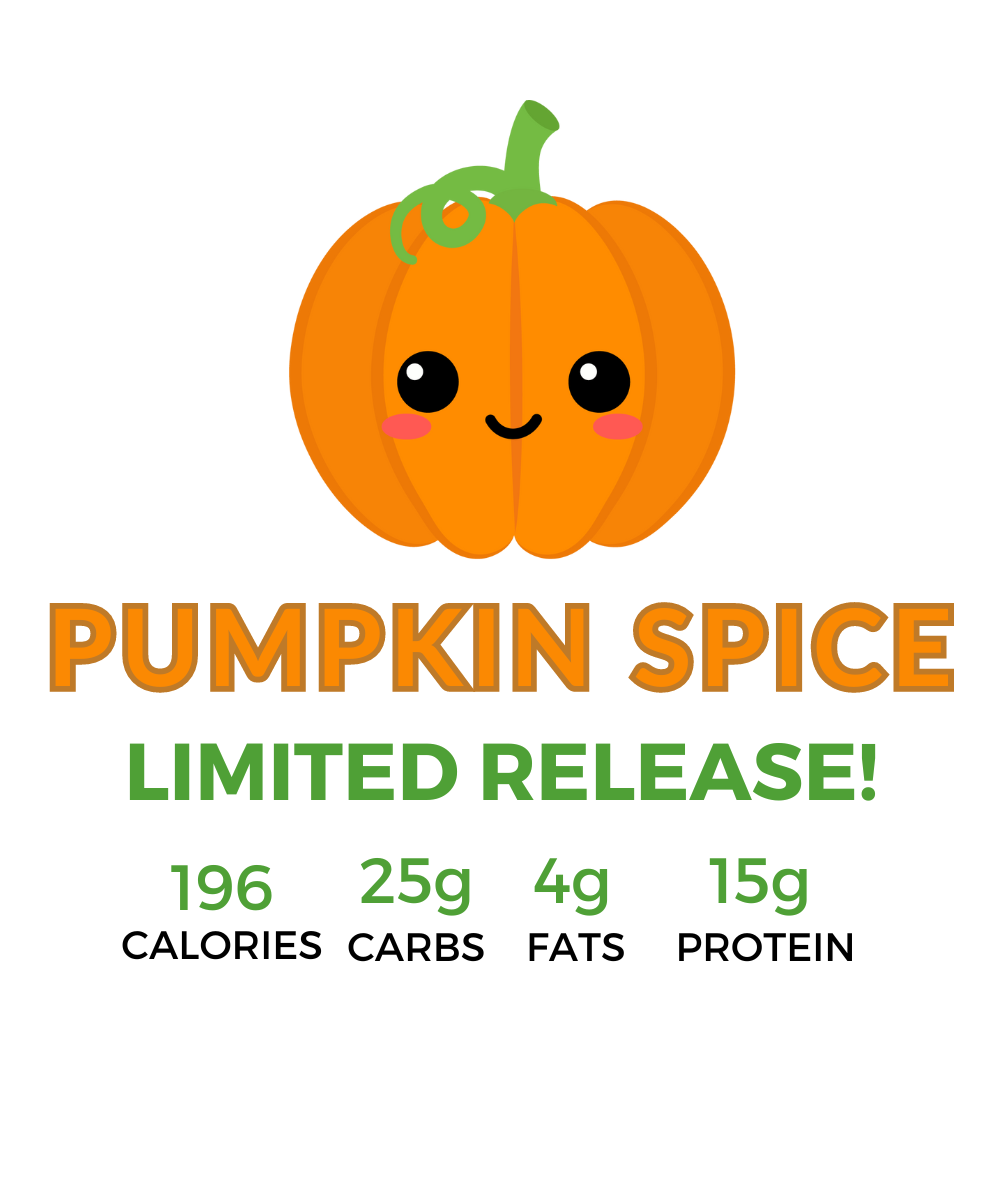 LIMITED EDITION PUMPKIN SPICE!